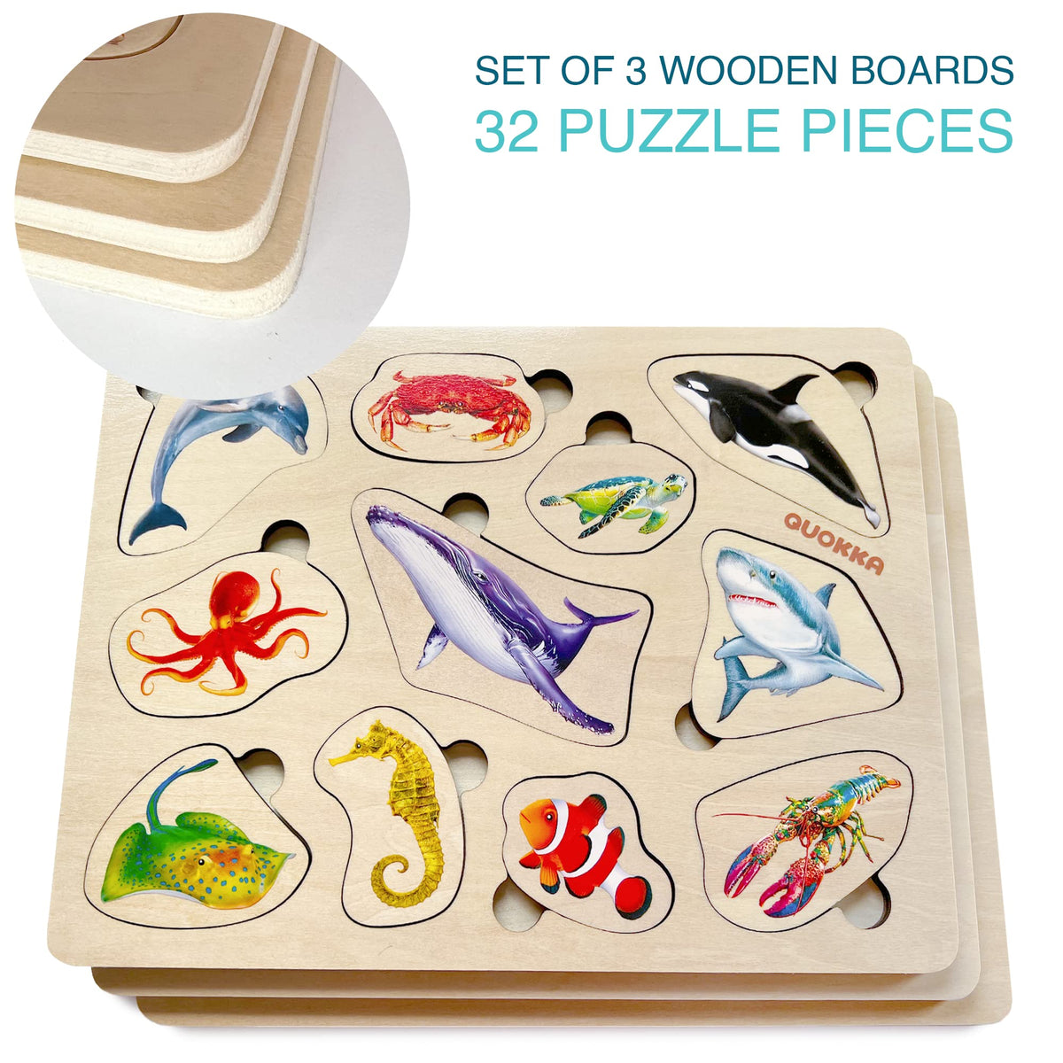 QUOKKA bear puzzle helps problem-solving while fostering focus during play.
