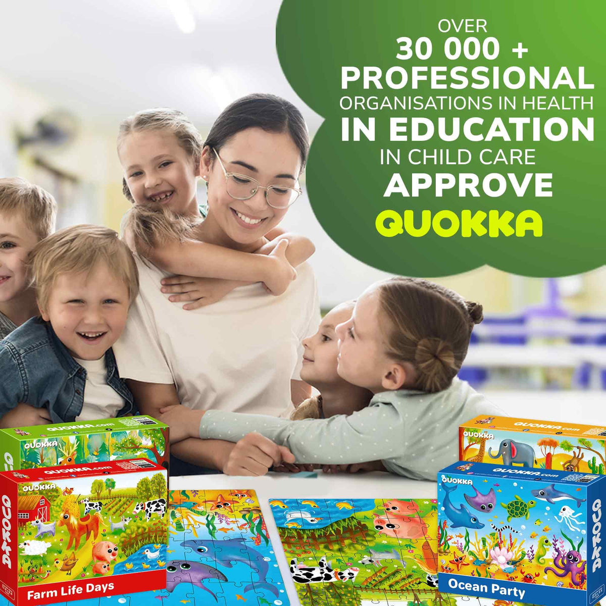 QUOKKA educational-toy: introduces animals through interactive play.