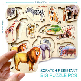 QUOKKA elephant puzzle invites careful placement and visual memory practice.