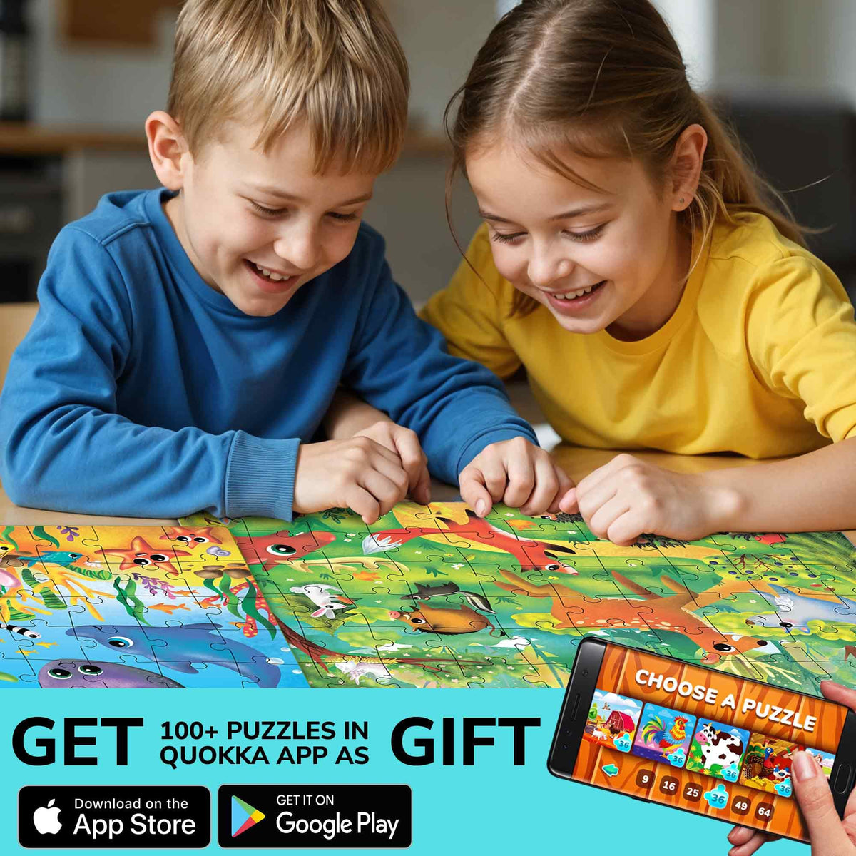 QUOKKA kid-friendly gift: perfect for family puzzle time.
