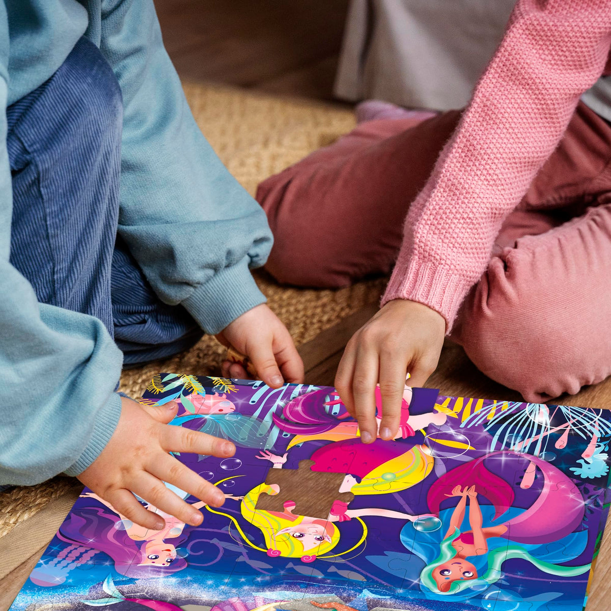 QUOKKA 4-pack toddler puzzles for kids ages 3-5 with diverse scenes.