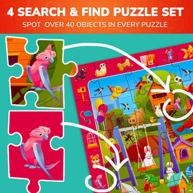 QUOKKA Puzzles mountain scene 1 invites storytelling and observation