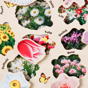 QUOKKA color printed wood puzzle for preschoolers and beginners.
