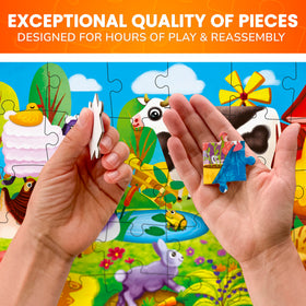 QUOKKA sunny Africa wildlife puzzle introduces diverse habitats and creatures.