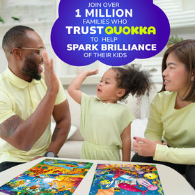 QUOKKA Puzzles for Toddlers african-animals: diverse animals support cultural awareness and fine motor skills