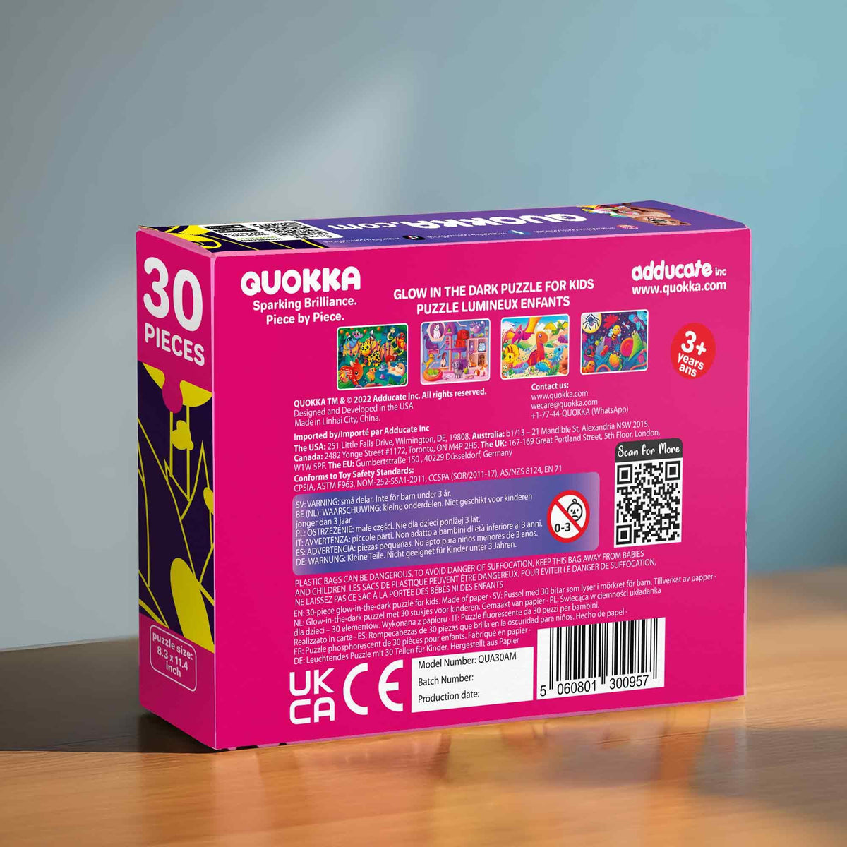 QUOKKA Glow puzzles support family time and interactive learning experiences