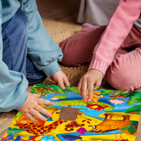 QUOKKA Puzzles for Toddlers storage-boxes: four boxes help keep pieces organized for next session