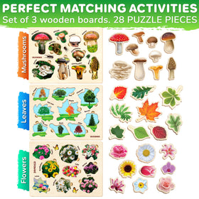 QUOKKA puzzle trees enhances cognitive skills through easy woodland-themed matching.