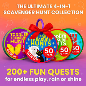 QUOKKA scavenger hunt outdoor-ready cards promote active exploration and learning.