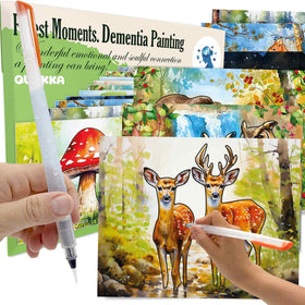 QUOKKA water-doodle forest moments reveals bright images with just a touch for easy senior art.