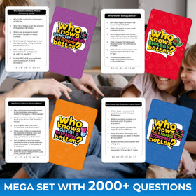 QUOKKA Who Knows It Better? family game night for teens and adults.