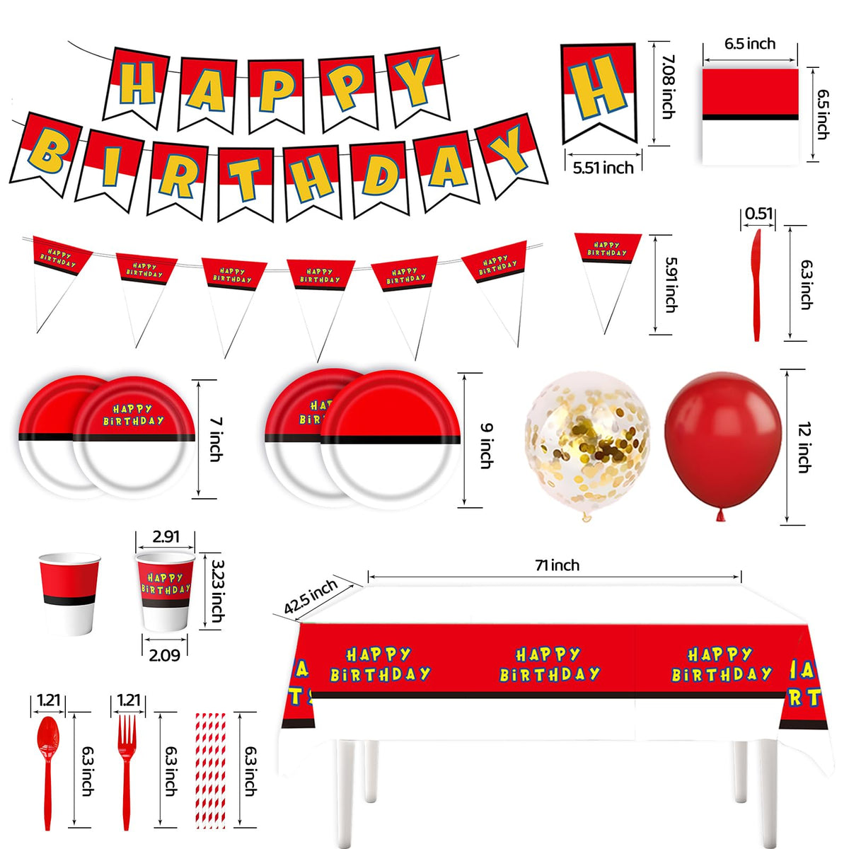 Qouui Cartoon Animation balloons for colorful, cheerful birthday decorations
