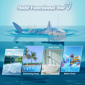 Qusases 2.4GHz remote works safely around water for easy control