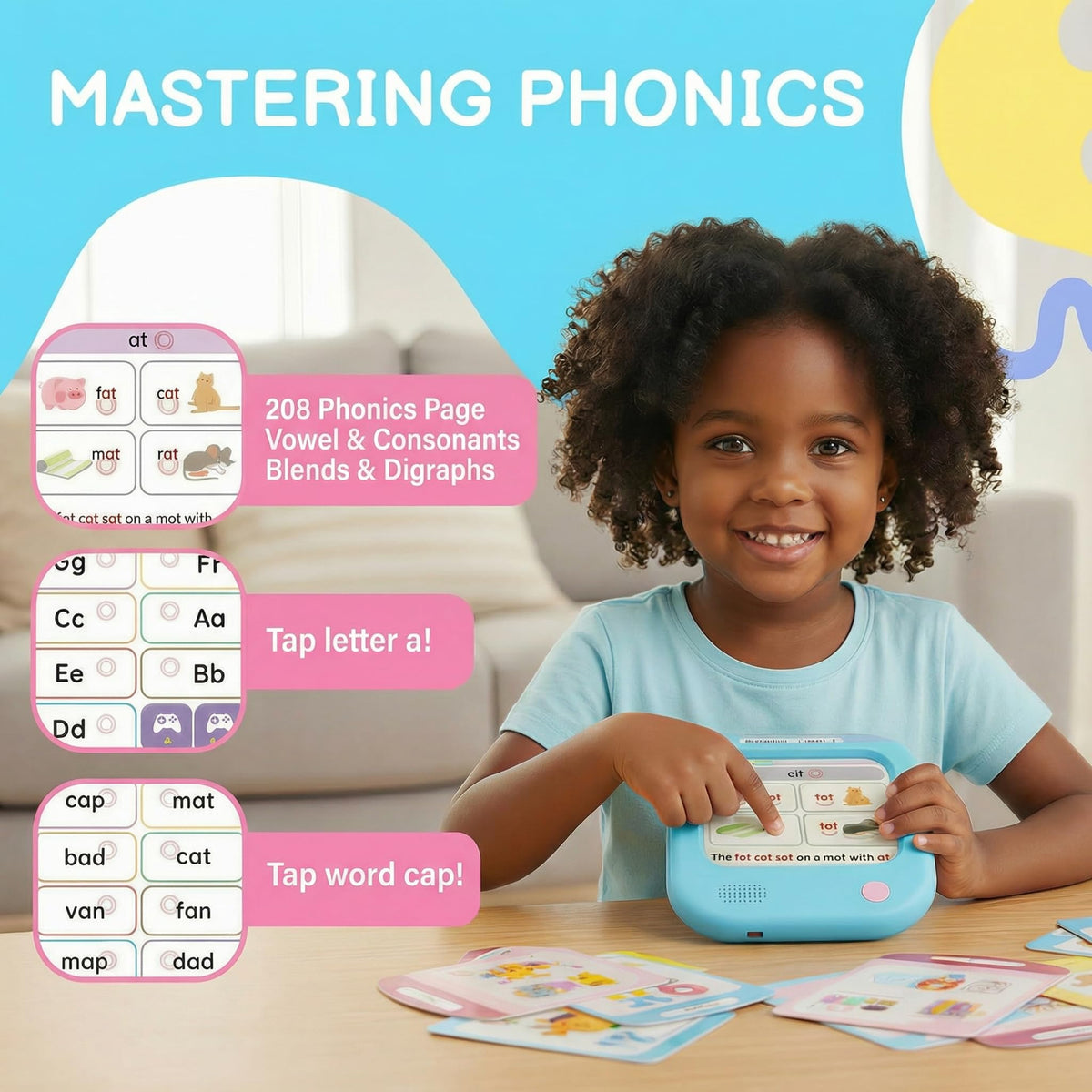 QuTZ interactive games and questions section invites kids to think and respond.