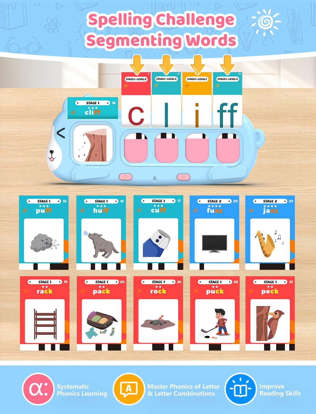 QuTZ number cards support counting and early math skills.