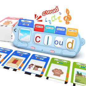 QuTZ phonics card set helps kids practice letter sounds and word construction.