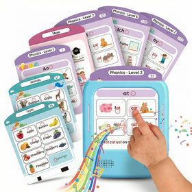 QuTZ Talking Flash Cards cover with bright colors for engaging early reading exploration.