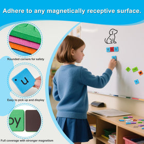 QUYSK color-coded phonics tiles illustrating blends and digraphs.