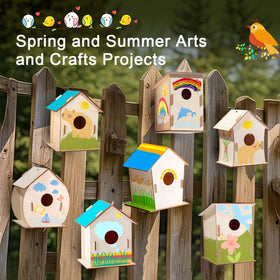QUYSK birdhouse designs include six shapes for variety.