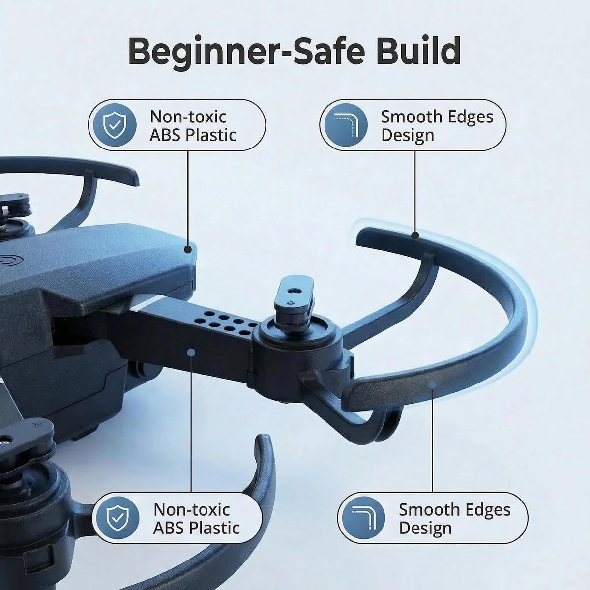 Qwdqwd drone with altitude hold stabilizing shots at different heights