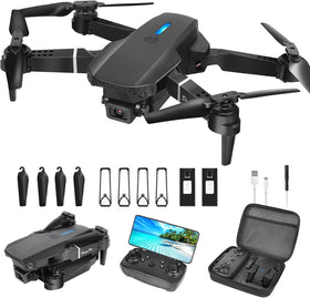 Qwdqwd foldable drone with 1080p camera for on-the-go filming
