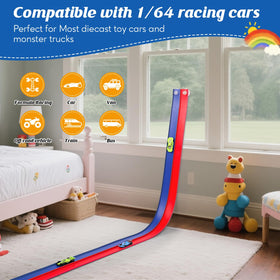 QWM classic blue and red colors enhance racing visuals