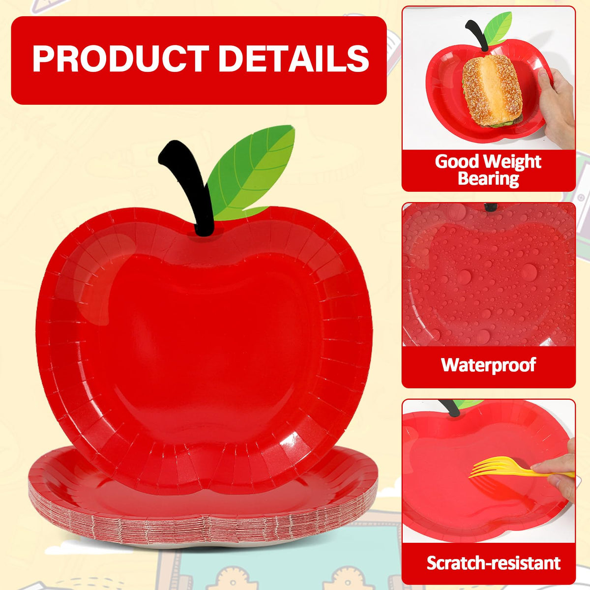 Qyeahkj back-to-school-decor: cohesive table setup for kindergarten and preschool.