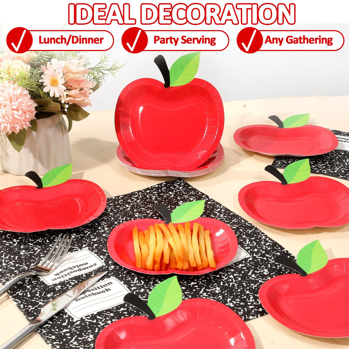 Qyeahkj kindergarten-preschool-tableware: kid-friendly design for early learning events.