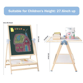 QZMTOY 360-degree rotating easel enables versatile angles for projects