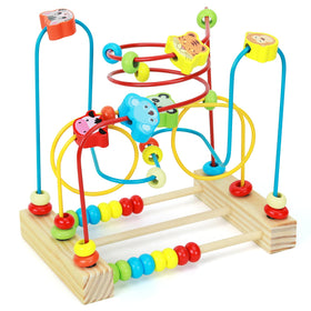 QZMTOY Abacus Beads: supports color sorting and shape recognition.