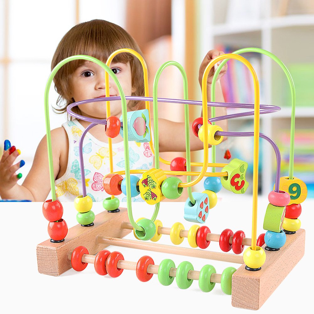 QZMTOY wooden design supports hand-eye coordination during play