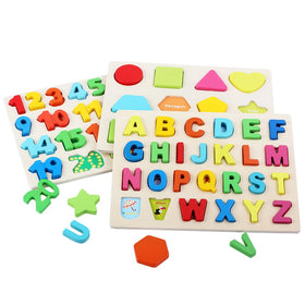 QZMTOY wooden pieces are safe and durable for little hands.