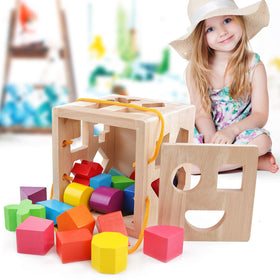 QZMTOY colorful blocks help toddlers identify shapes and hues during play.