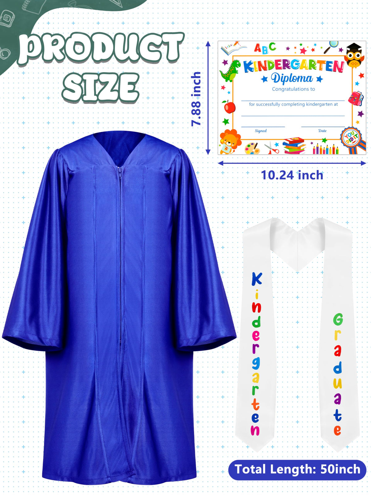QZYL graduation cap with tassel demonstrates a secure, comfy fit for children.