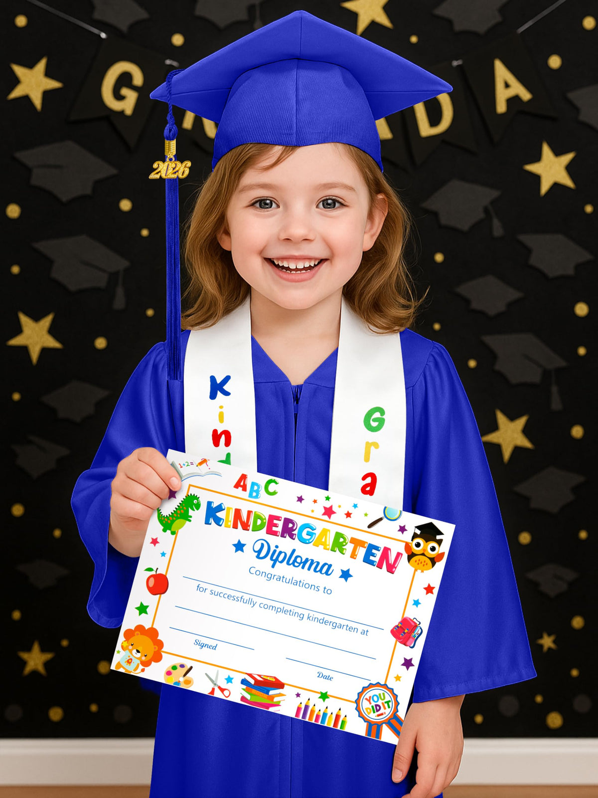 QZYL certificate and stole included for keepsake moments