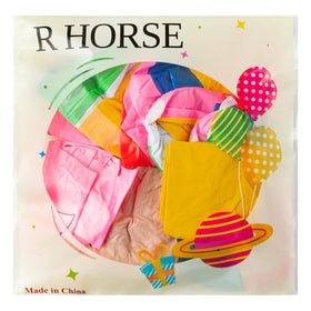 R HORSE inflatable parrot brings bright focal point to pool parties and tropical backdrops.