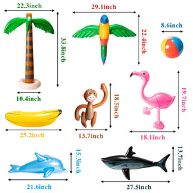 R HORSE pink flamingo inflatable adds fun to pool or beach gatherings