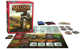 Raccoon Tycoon gameboard for immersive family play and strategic planning.