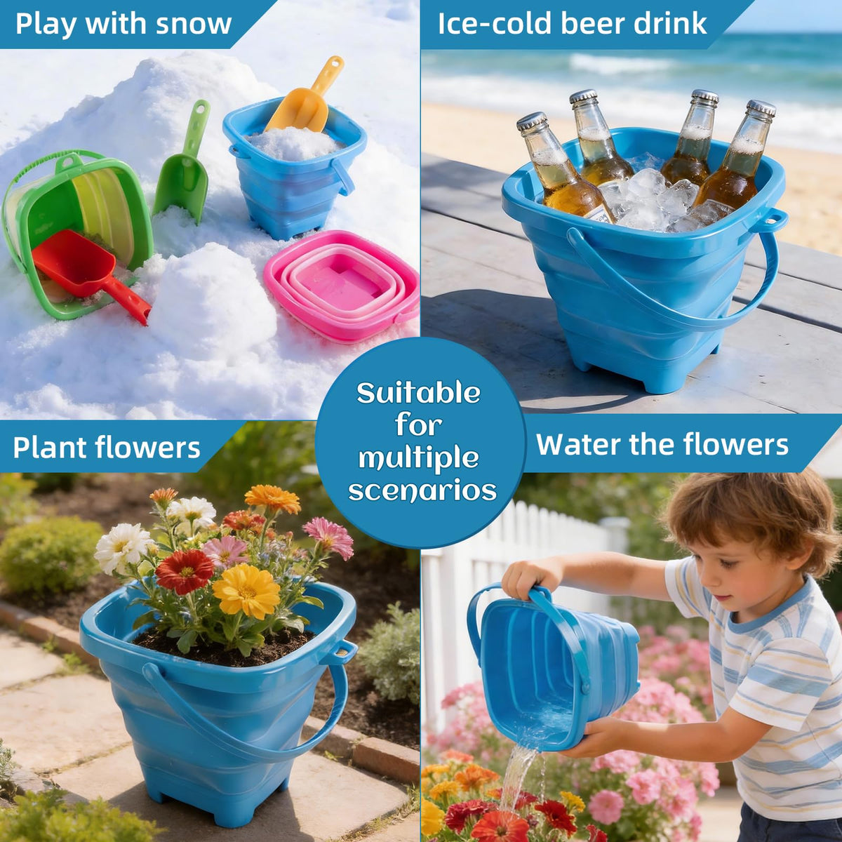 RacingFun colorful beach toys kit sparks outdoor imaginative play for kids.