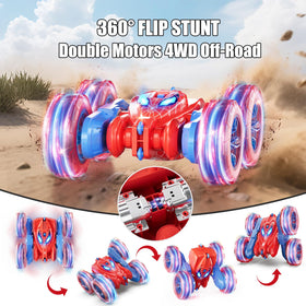 RacingFun Spider RC Car with 4WD traction for indoor and outdoor use.