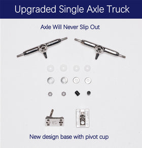 RACOFSB Pro fingerboard axle and hanger integrated design prevents axle slip