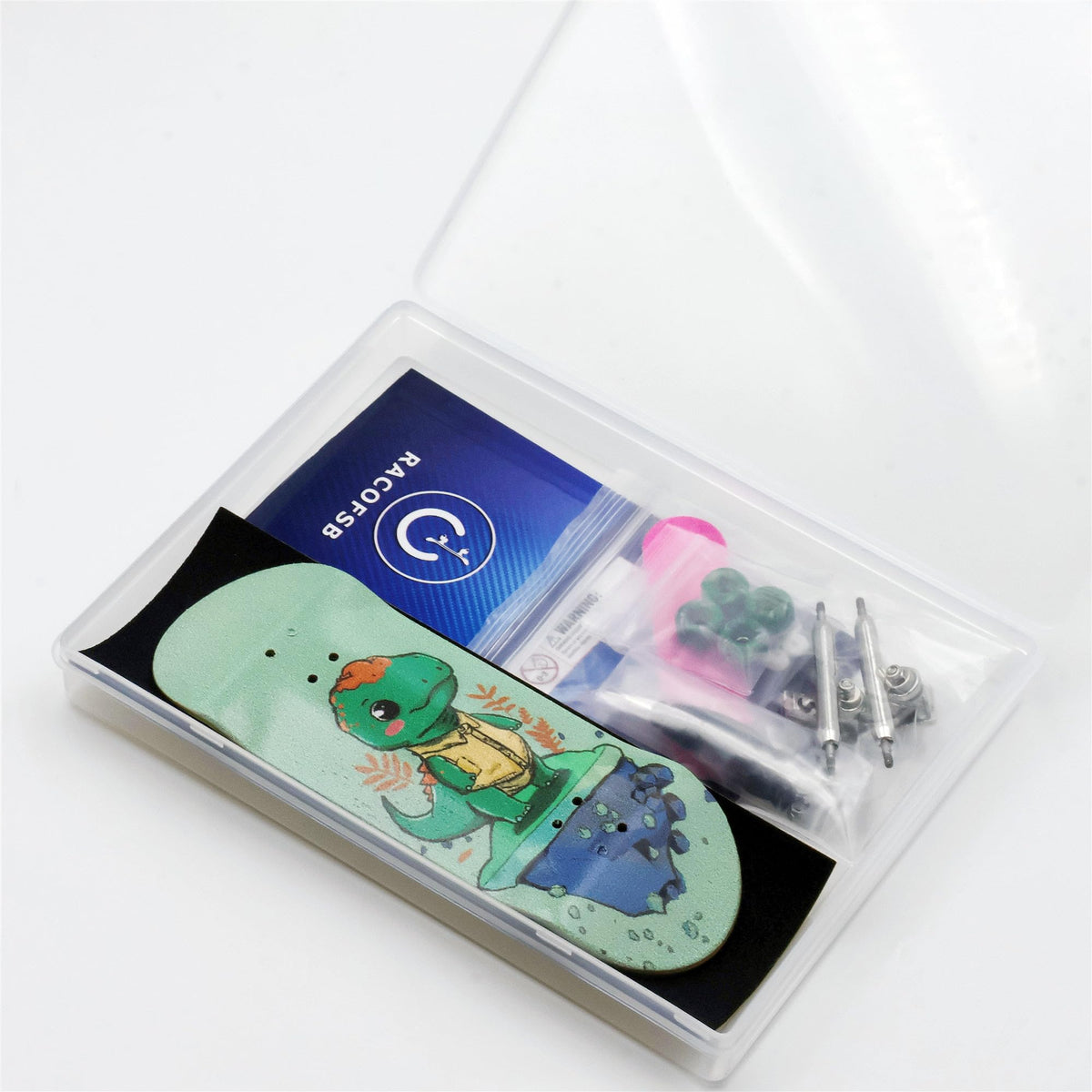 RACOFSB Pro fingerboard graphic detail highlights durable print quality.
