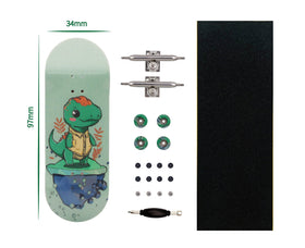 RACOFSB Pro fingerboard trucks show larger base and secure pivot cup.