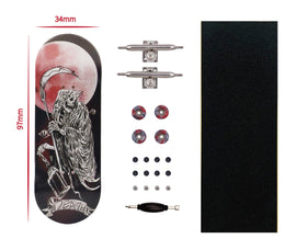 RACOFSB Pro fingerboard trucks-new-geometry closeup highlighting secure axle and pivot cup