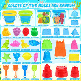 RACPNEL fruit mold adds colorful shapes to beach or sandbox setups.