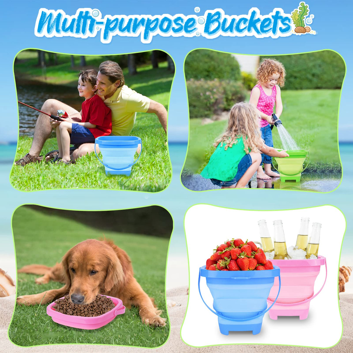 RACPNEL multi-purpose beach toys for sand, water, snow