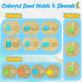 RACPNEL sand castle molds kit for quick seaside builds