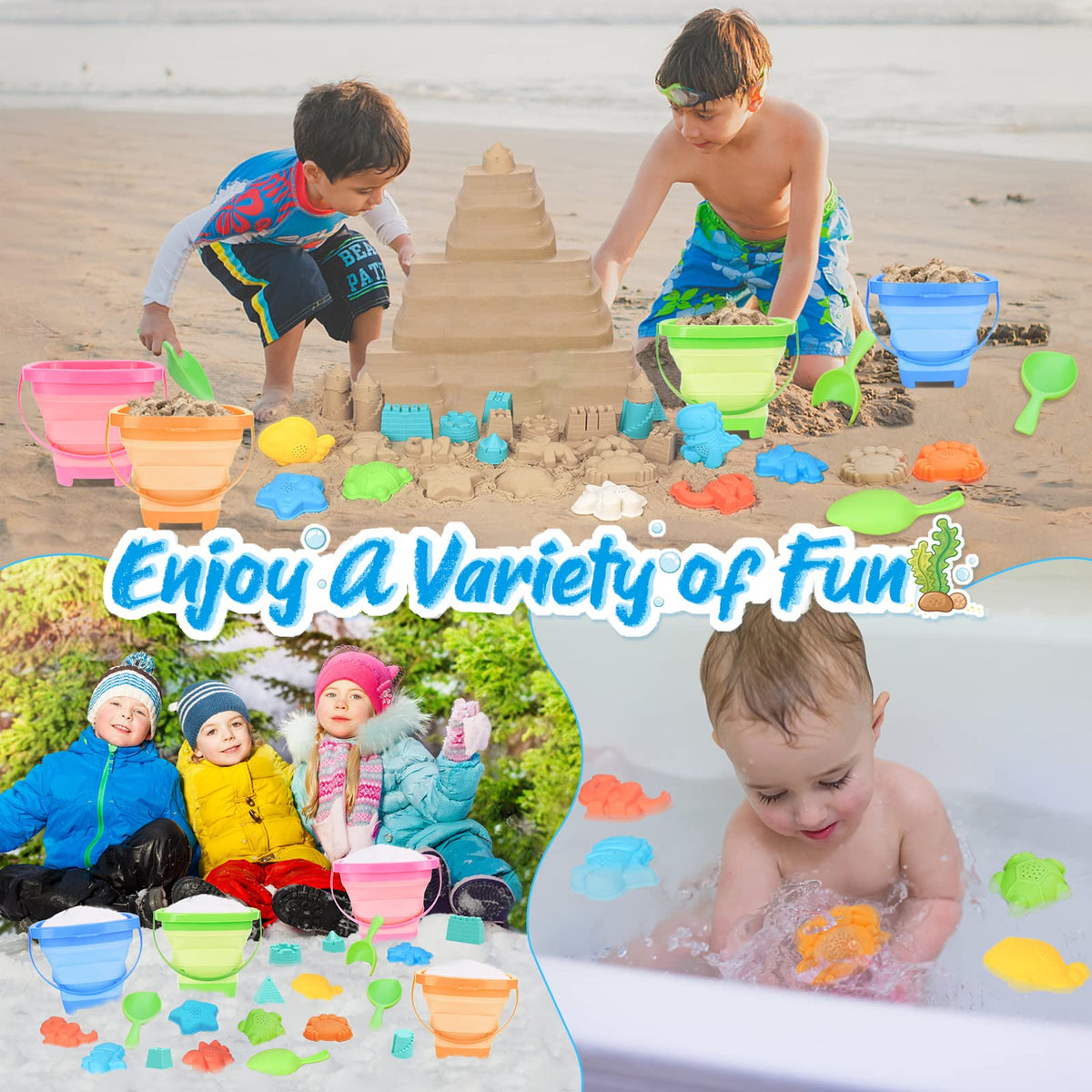 RACPNEL sea animal molds spark imaginative water play and exploration.