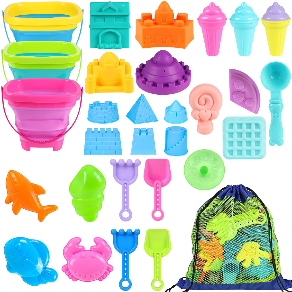 RACPNEL sea animal molds add playful details to beach castles and sand scenes.