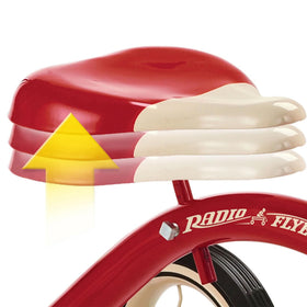 Radio Flyer 34TX steel frame features lasting durability for daily play.